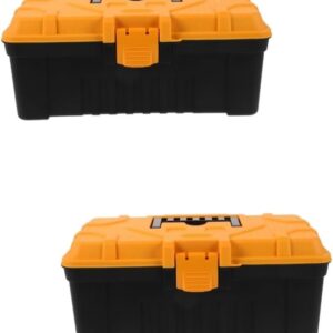 COHEALI Multi Purpose Portable Tool Storage Case Lightweight Sturdy Design with Easy Locking Mechanism for Home Use and Travel Capacity Tools Box for Organizing Gadgets