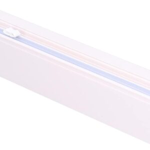 Joyzan Refillable Plastic Wrap Dispenser Cutter, Food Slide Cling Film Cutter Press Seal Safety Storage Suction Organizer Cutting Gadgets Parchment Wax Parchment Paper Saran Aluminum Foil Kitchen