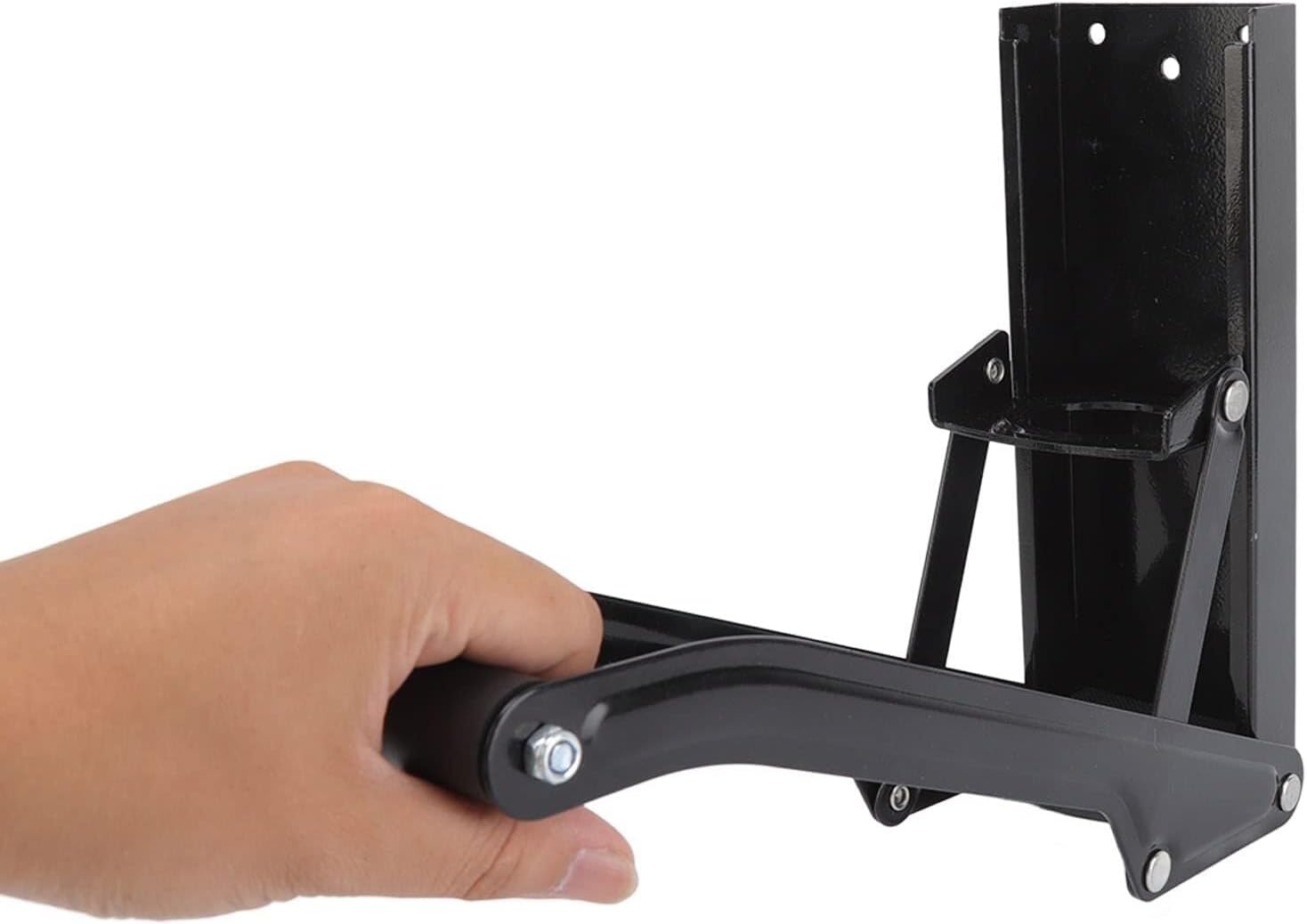 Strong Tin Can Press Smasher,Heavy-Duty Wall-Mounted Smasher,Foot-Operated Can Press,for Recycling, Gadgets for Home,for Recycling Beer Drinks Cans(Black) - Image 4