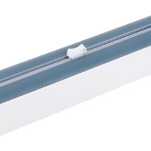 Refillable Plastic Wrap Dispenser With Slide Cutter, Food Cling Film Cutter Adjustable Multifunctional Aluminum Foil Cutter for Home Kitchen