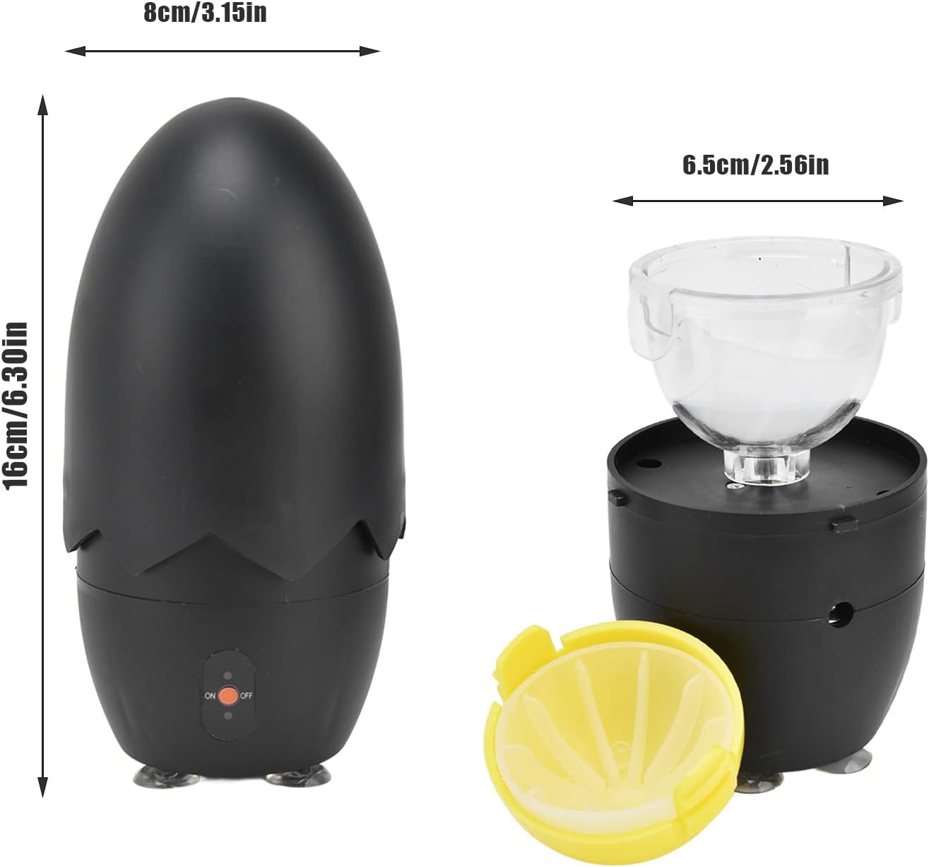 GLOGLOW Electric Egg Yolk Mixer, Portable Golden Egg Maker Egg Spinner Scrambler Kitchen Gadget for Mixing Eggs Hard Boiled Eggs - Image 7