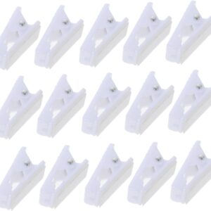 DOITOOL 25pcs Badge Fixing Clips Card Holders for Work Ids Certificates and More Resistant Gadget for Home and Office Use