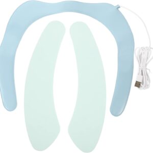 Cabilock Heated Toilet Seat Cover Warming Cushion Intelligent Power Easy Installation for Winter Comfort Essential Bathroom Gadget for Home Use