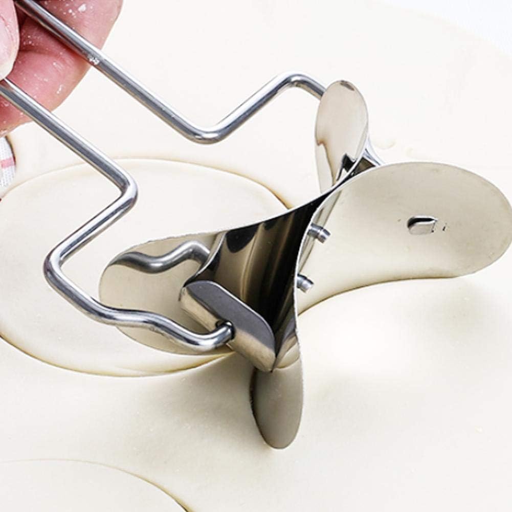 Fdit 3 Pieces Stainless Steel Manual Dumplings Dumpling Wrapper Making Dumpling Cutter Press Home Cooking Kitchen Utensils Gadgets - Image 6