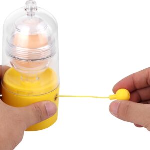 Horoper Egg Scrambler in Shell Manual Egg Shakers, Egg Spinner for Hard Boiled Eggs Golden Egg Homogenizer Maker Eggs Yolk White Mixer Spinner Kitchen Gadgets Egg Pudding Maker