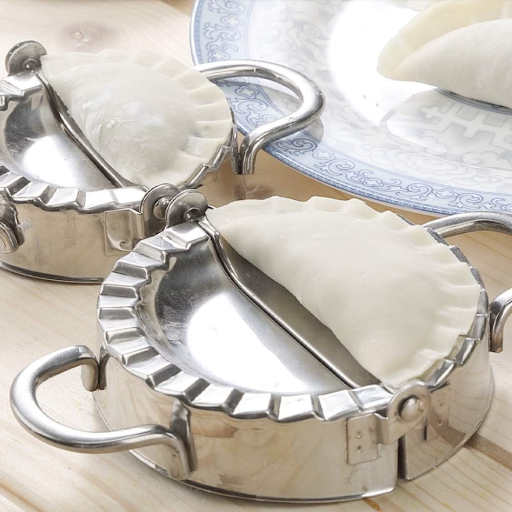 Fdit 3 Pieces Stainless Steel Manual Dumplings Dumpling Wrapper Making Dumpling Cutter Press Home Cooking Kitchen Utensils Gadgets - Image 5