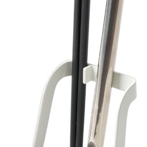 YAMAZAKI Home Ladle Holder - Lid Stand For Utensils In Kitchen, Steel, Water Resistant, No Assembly Req.,White