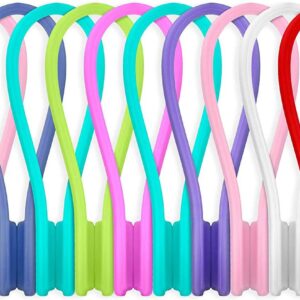 Reusable Magnetic Cable Ties Cord Organizers - 12 Pack Cord Ties Cable Organizers Unique Gadgets for Cable Management and Organization,Hanging & Holding Stuff,Fidgeting,or Just for Fun