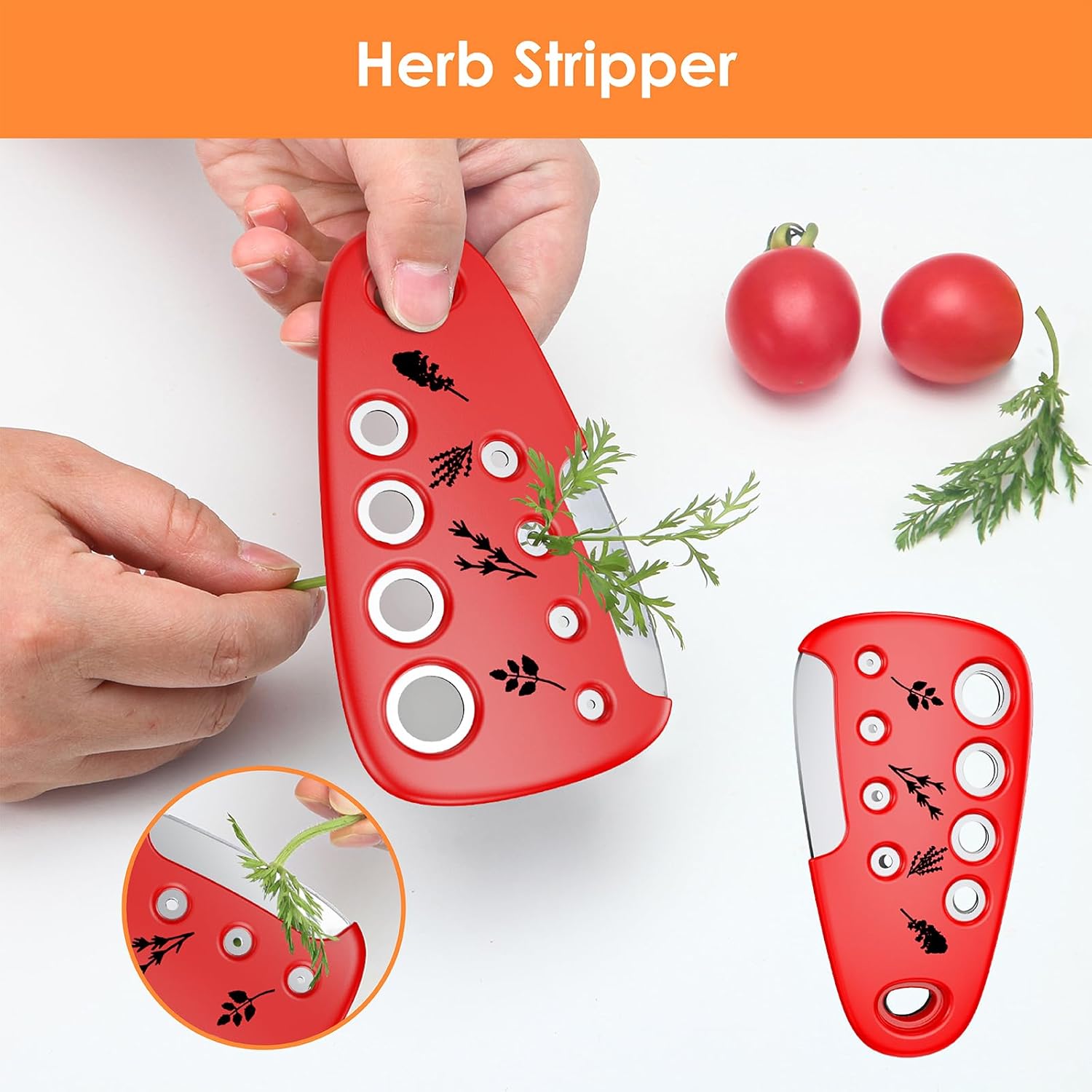 Kitchen Unique Gadgets Set 6 Pieces, Space Saving, Cheese Grater, Bottle Opener, Fruit Vegetable Peeler, Pizza Cutter, Garlic Ginger Grinder, Herb Stripper Gift Set - Image 7