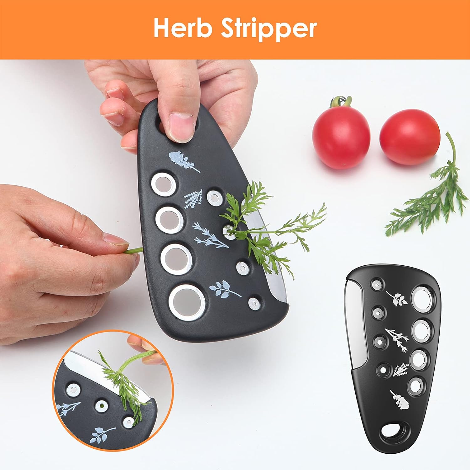 Kitchen Unique Gadgets Set 6 Pieces, Space Saving, Cheese Grater, Bottle Opener, Fruit Vegetable Peeler, Pizza Cutter, Garlic Ginger Grinder, Herb Stripper Gift Set - Image 7