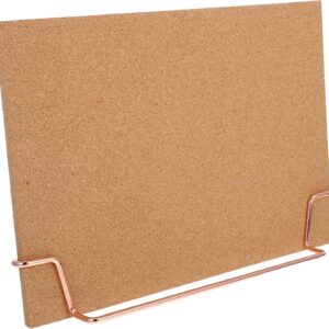 1Set Decorative Cork Memo Board for Pictures and Notes Cute Bulletin Board for Office Desk Wood Photo Display Board Design for Home and Office Organization