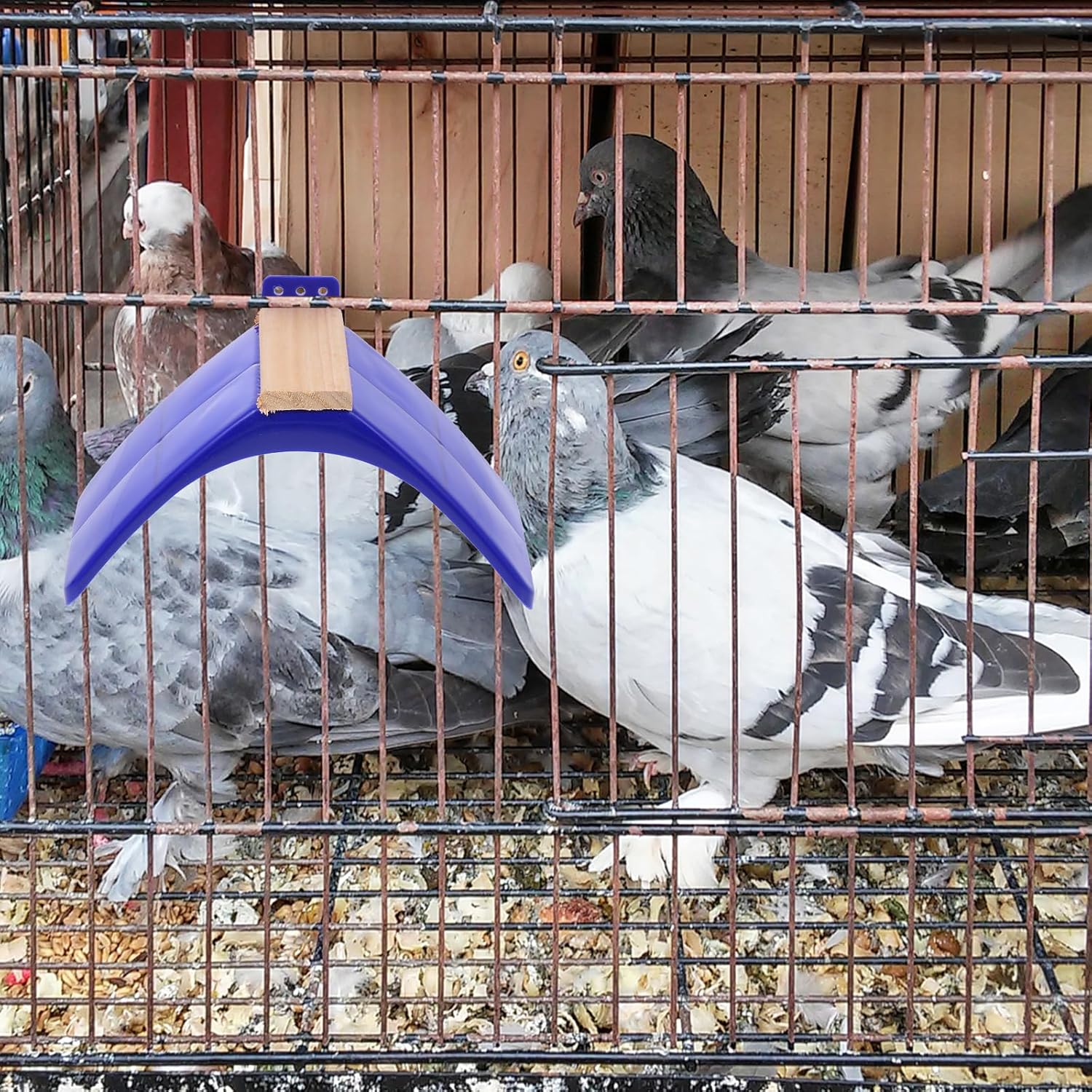 Mipcase Household Items Household Gadgets Home Stuff 12 pcs Dove Rest Pigeons Rest Stand Bird Dwelling Stand Plastic Bird Rest Frame Stand Lightweight Pigeons Household Gadgets Home Stuff Home Goods - Image 5