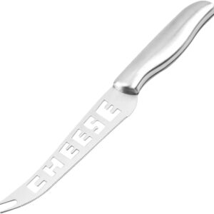 Hemoton Stainless Steel Butter Kitchen Gadgets for Home Hollowed-Out Cheese Knives Practical Cheese Slicer Butter Cutter Stainless Steel Cheese Knives Household Butter Knives