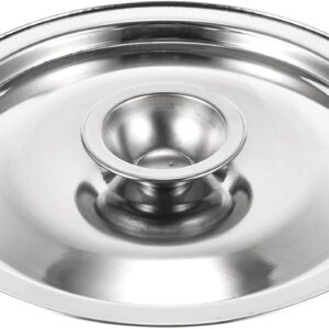 1pc Stainless Steel Sturdy Seasoning Pot Lid Kitchen Gadget for Home Cooking Versatile Cover for Spice Pots and Seasoning Containers