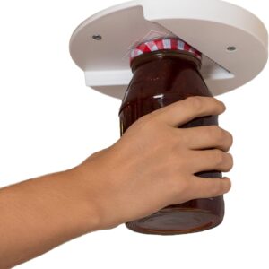 The Grip Jar Opener | Original Under Cabinet Jar Lid & Bottle Opener, Effortless for Weak Hands & Seniors with Arthritis - Made In USA