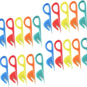 STOBAZA 1 Set 20pcs Kitchen Opener Chicken Cutter Shucking Poultry Intestine Opening Tools Intestine Openers Kitchen Gadget Intestine Knives for Home Stainless Steel