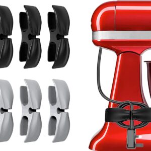 Cord Organizer for Home Kitchen Appliances - 6pack Cord Wrapper Cord Holder Cord Hider Cord Keeper Useful Home Essentials Kitchen Must Have Appliance Accessories for Countertop