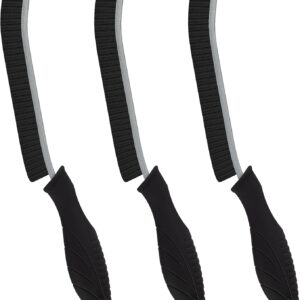 Hard Bristle Crevice Cleaning Brush - Home Cleaning Tools, Multi-Purpose Crevice Supplies for Kitchen, Bathroom, Toilet, Window, Vehicle, Faucets, Grout, Home (Black) (3, Black)
