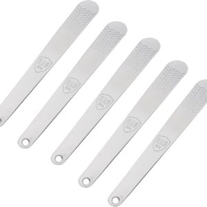 Stainless Steel Dumpling Stuffing Spoon, Food-Grade 304 Stainless Steel Filling Mixing Spoon, Ideal for Dumpling, Wonton, Ravioli Filling & More, Kitchen Gadgets for Home and Restaurant (5 PCS)