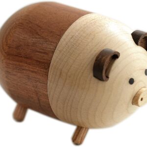 Wooden Pig Toothpick Holder Dispenser, 1 PCS - Unique Kitchen Gadgets for Home Decor and Gifts, Cute Kitchen Accessories for Pig Lovers, Wooden Pig Decor - Perfect Kitchen Gifts Idea