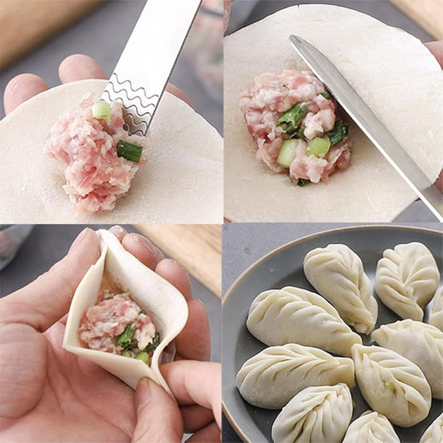 Stainless Steel Dumpling Stuffing Spoon, Food-Grade 304 Stainless Steel Filling Mixing Spoon, Ideal for Dumpling, Wonton, Ravioli Filling & More, Kitchen Gadgets for Home and Restaurant (5 PCS) - Image 3