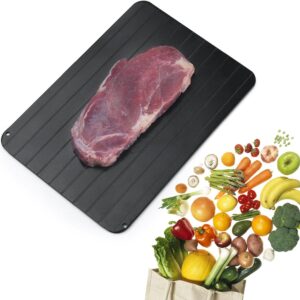 Defrosting Tray for Frozen Meat Claw Food Rapid Thaw Defrosting Tray Miracle Quick Defroster Plate Frozen Food Meat Thawing Board Kitchen Gadgets for Home Thawing Plate(SIZE:11.6x8in)