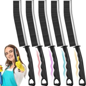 Crevice Cleaning Brush, Pack of 5, Hard Bristle Crevice Cleaning Brush, Shower Cleaner Brush, Bathroom Gap Cleaning Brush, Multifunctional Cleaning Tools, Gap Brush, Grout Brush for for Household Use